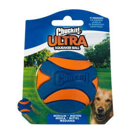 Chuck It! Ultra Squeaker Bola com som e efeito de salto para cães